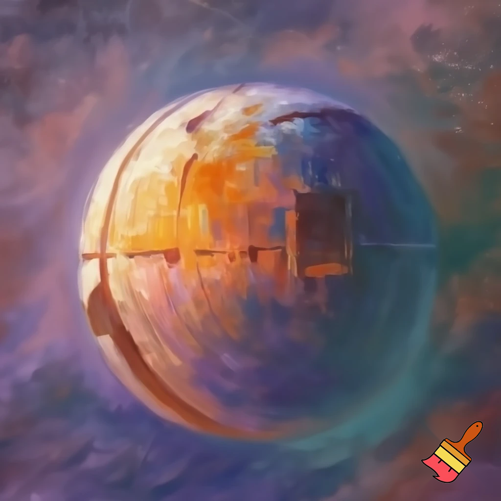 death star monet style