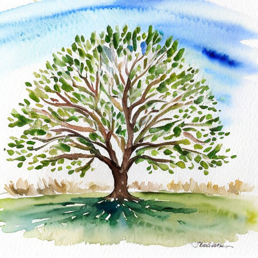 an only tree without leafes 