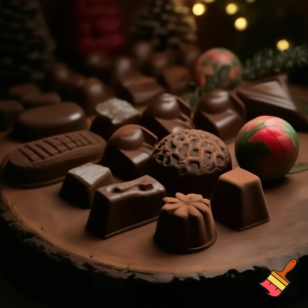 Chocolates special chocolate Christmas one
