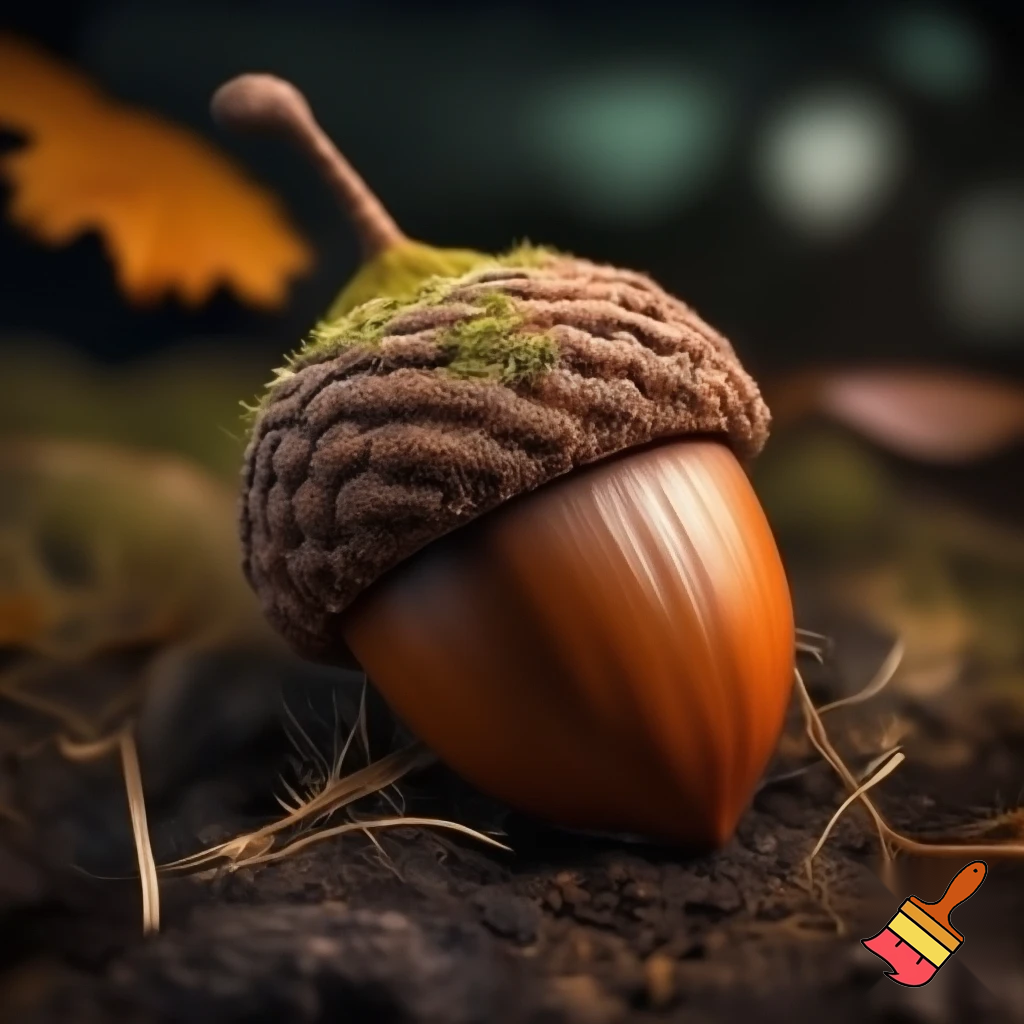 make an acorn plez