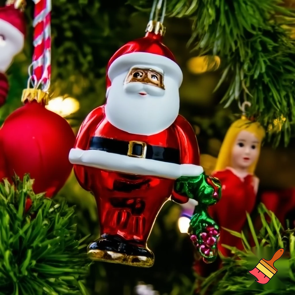 Christmas ornaments special Santa Claus