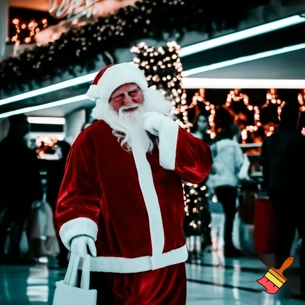 Santa Claus shopping mall
