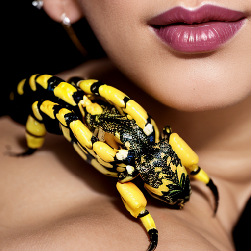 Glam scorpion bling