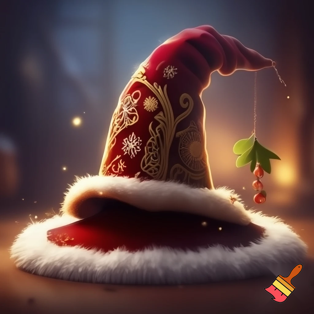 Christmas wizard hat