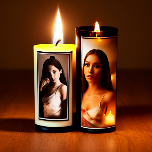 diseños visuales de modelos de velas artesanales HUMANIZADAS

