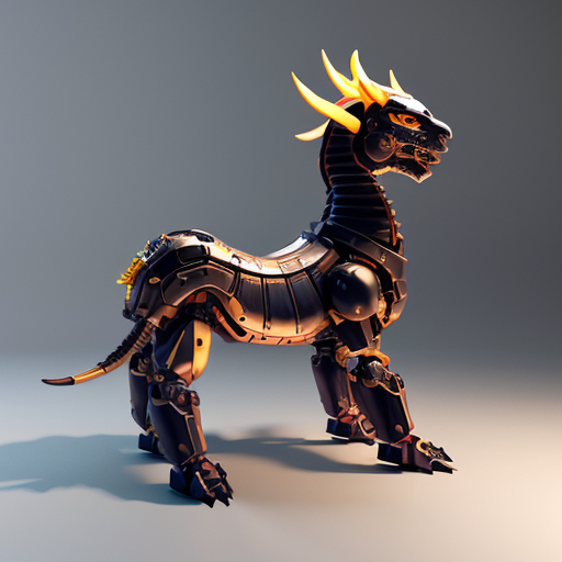 Chinese mythology mecha toy, combination of five divine beasts: dragon, turtle, tiger, phoenix, qilin. Glossy PVC plastic机甲 figure, shiny reflective surface, mechanical details, joints, armor plates, bright studio lighting, isolated white background, 3d render, product photography, highly detailed.