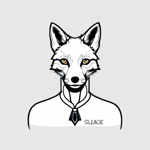 evil menacing red fox wearing prison clothes with tatoos everywhere mugshot style

