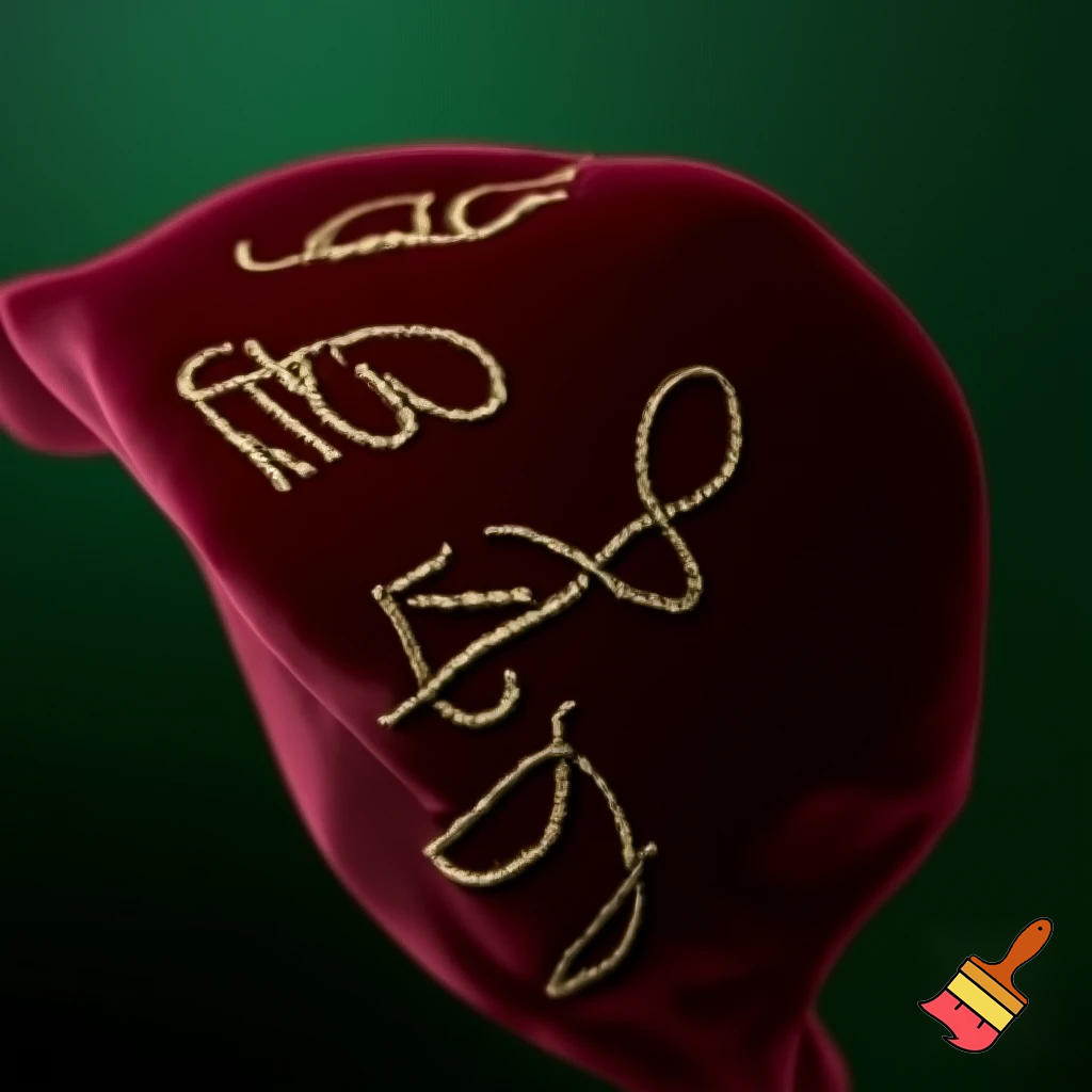 Christmas wizard hat written and velvet