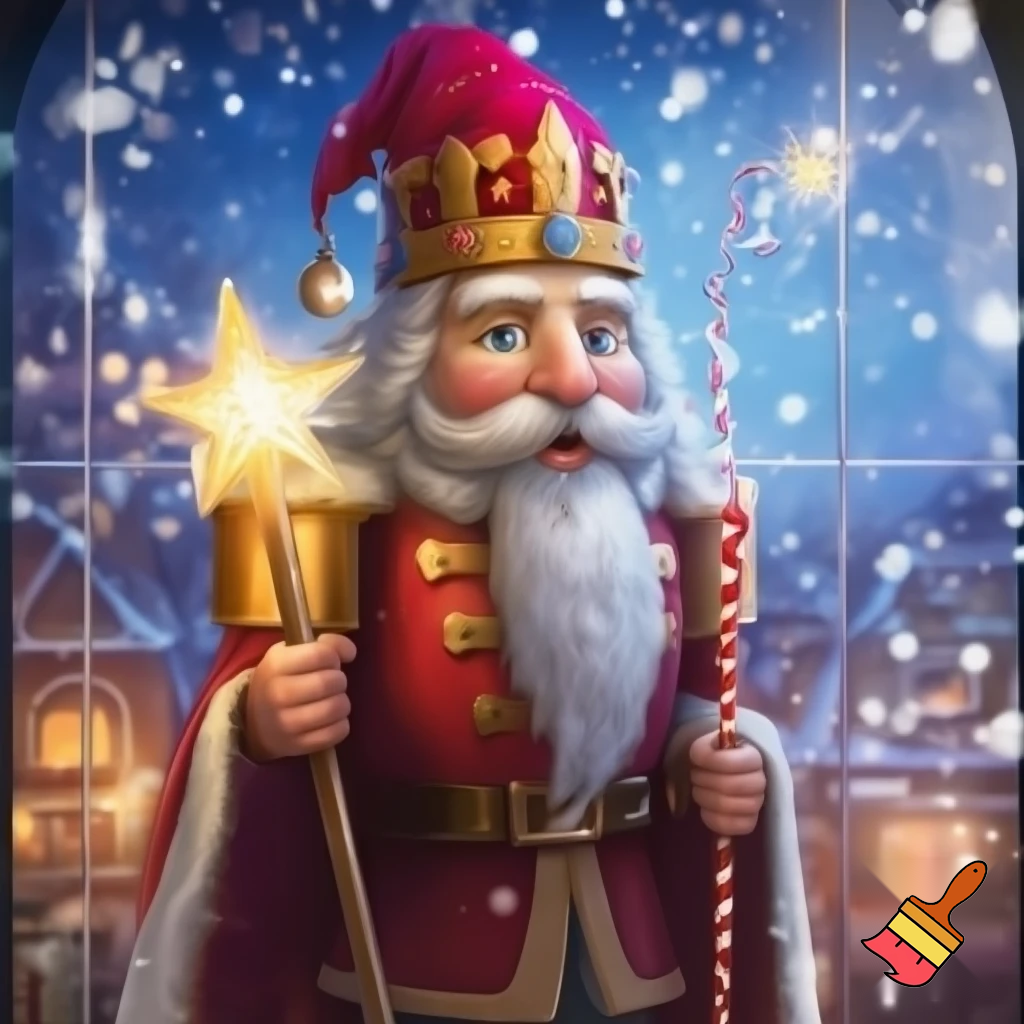 A wizard Nutcracker Santa Claus Nutcracker