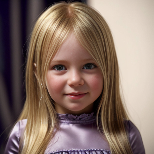finnish little girl sisters at night dress, very beautiful and eager, long blonde hair, close up