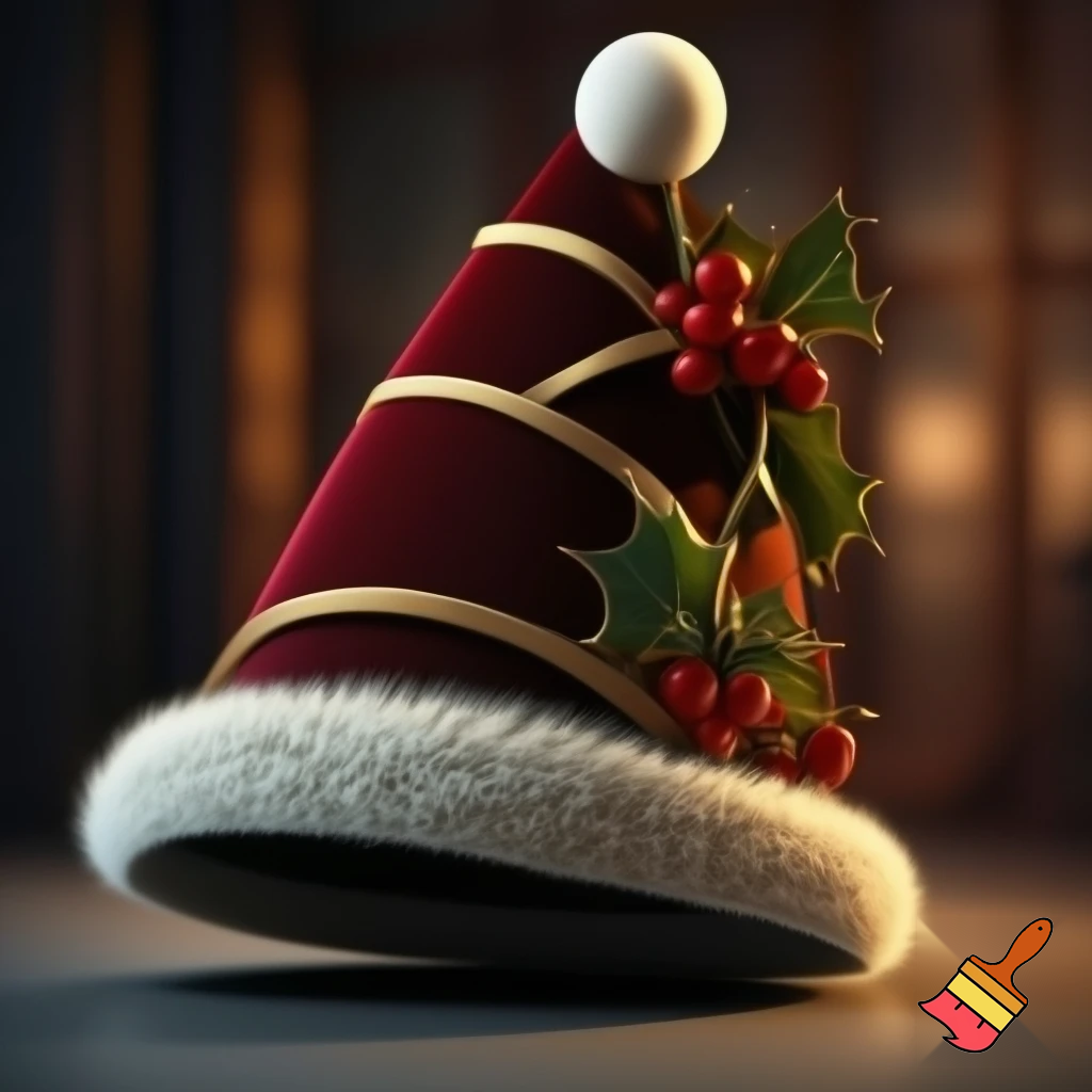 Christmas wizard hat