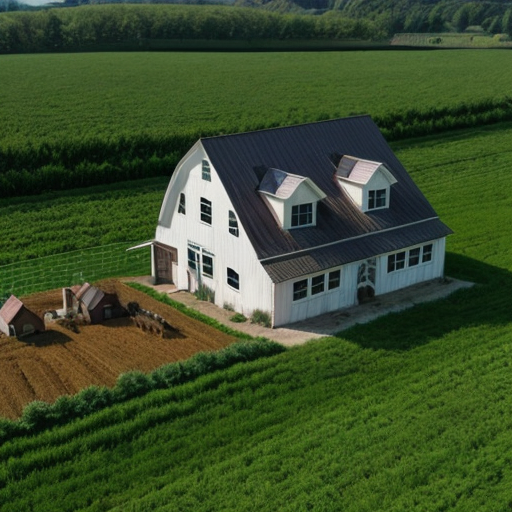 a normal farm house