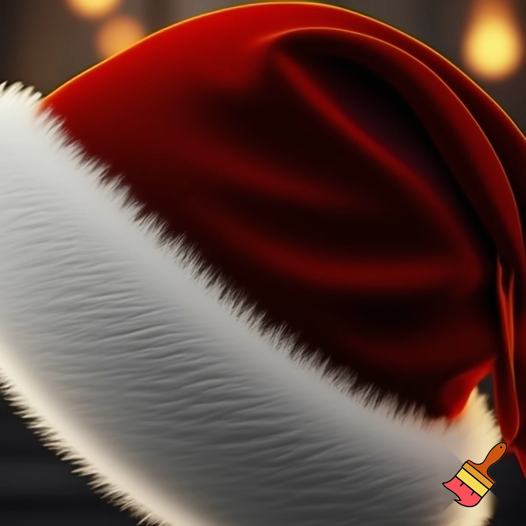 Santa Claus top hat special one special in delicate Santa Claus hat velvet