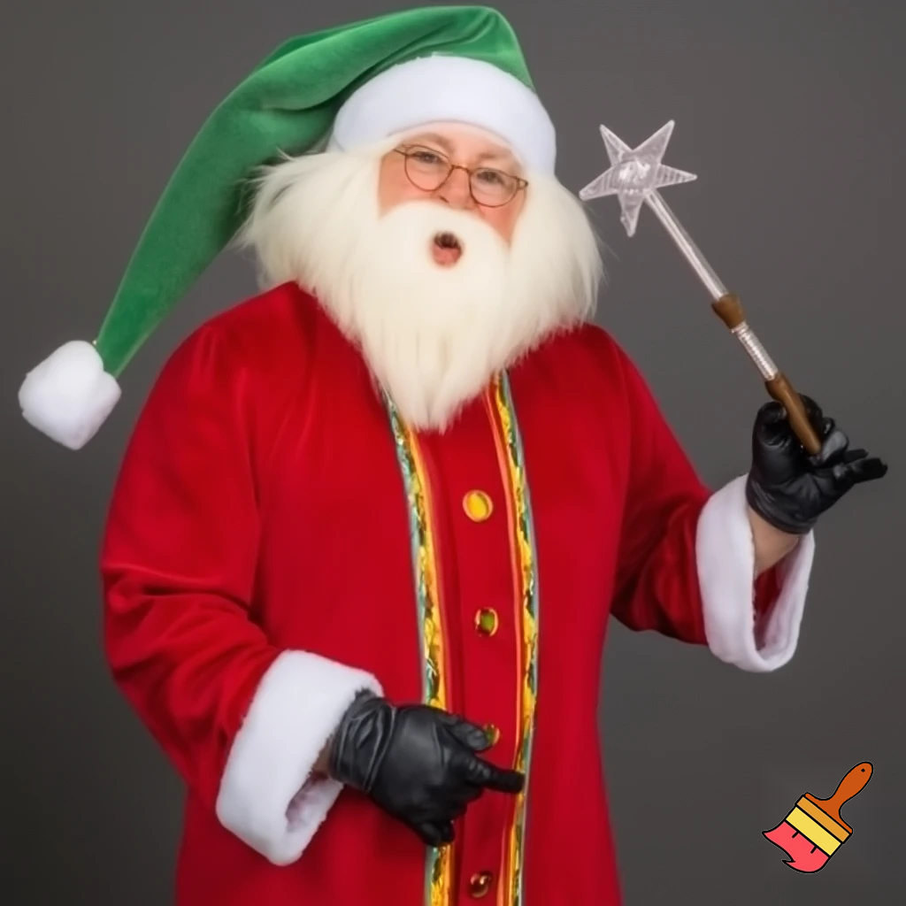 Santa Claus Pennwell Disney🇫🇷 wizard Santa Claus Santa Claus real person Disneyland Paris Santa Claus in Paris the wizard💫🏰 a wizard hat Magic Star wand
