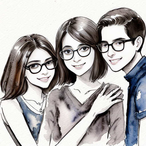 black and white manga style illustration, Indian Christian girl meeting 4–5 guy friends of her best friend for the first time, emotional and cute atmosphere, modern city setting, heroine looking at a tall boy with short straight hair and rectangle glasses, shy smile, expressive eyes, detailed ink line art, Japanese manga style, cinematic composition, manga panel layout, no color