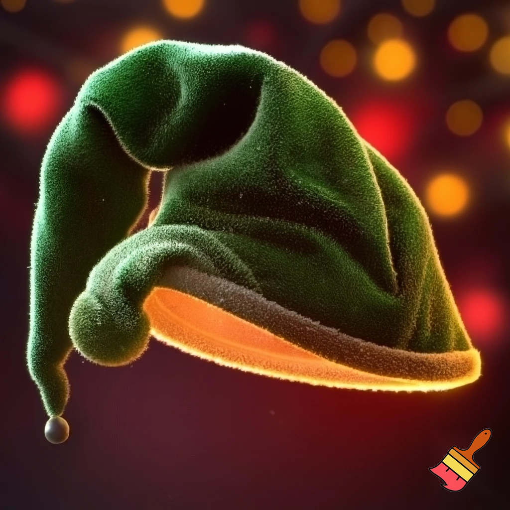 Christmas hat a Christmas hat velvet hat elf velvet
