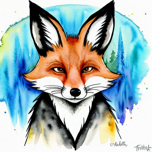 Tails the Fox in drowning in ink in bendy and the ink machine