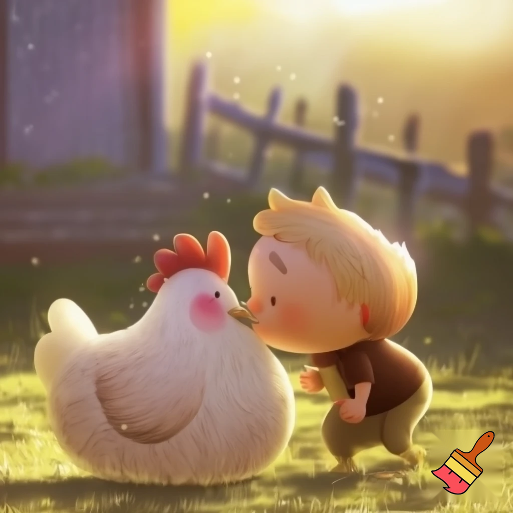 martinxu besando a pollo