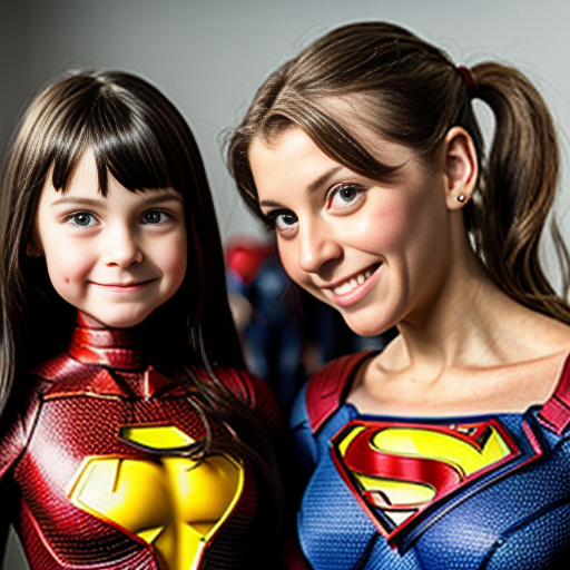 Elastigirl with the little girl who turned into a grown up superhero sidekick girl who has the same stretchy powers and the same age and height just like her meet the other superheroes who are Stratogale and Voyd.