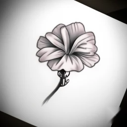 february birth flower tattoo