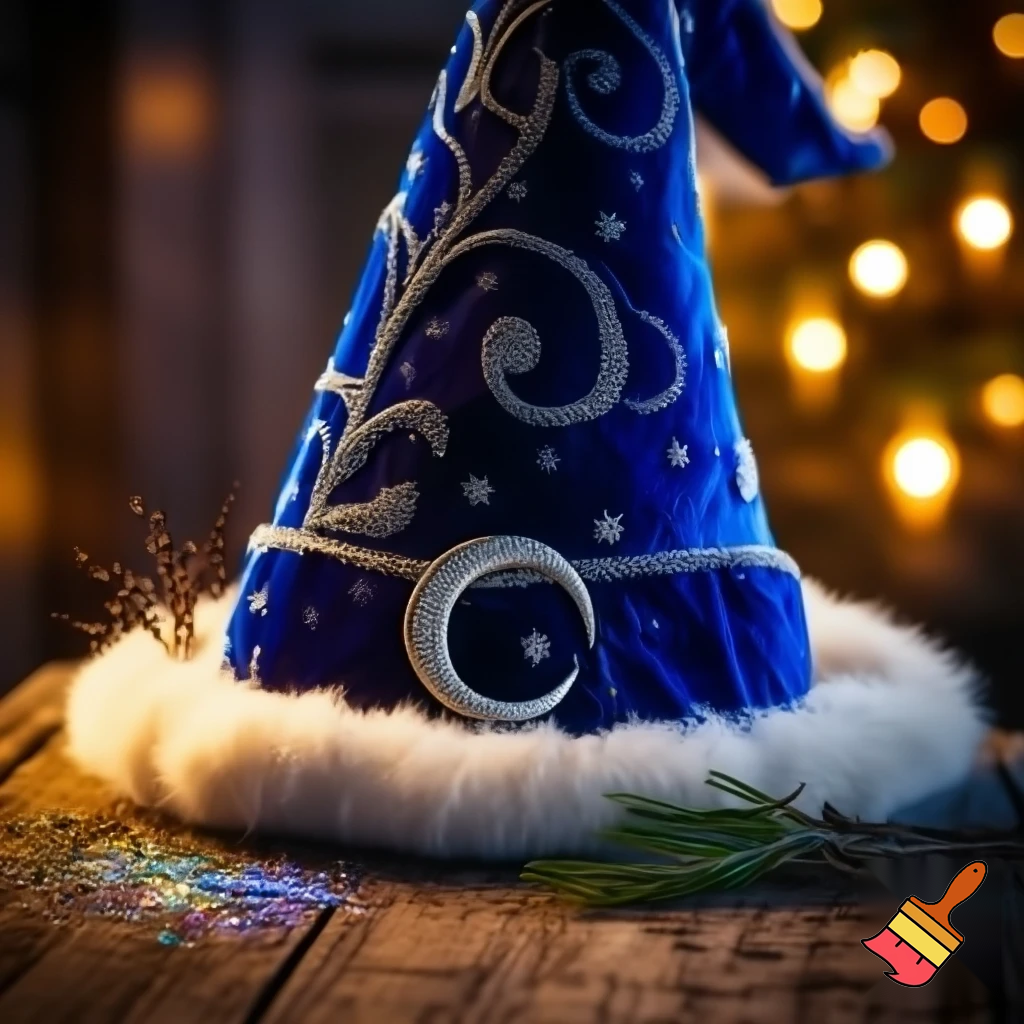 A wizard Christmas hat