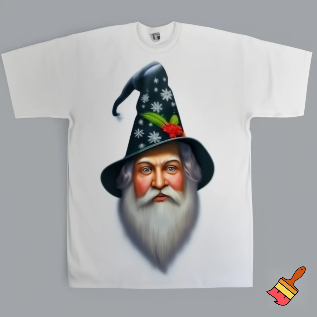 Christmas wizard hat a T-shirt magic T-shirt a big one Bailey Tully’s