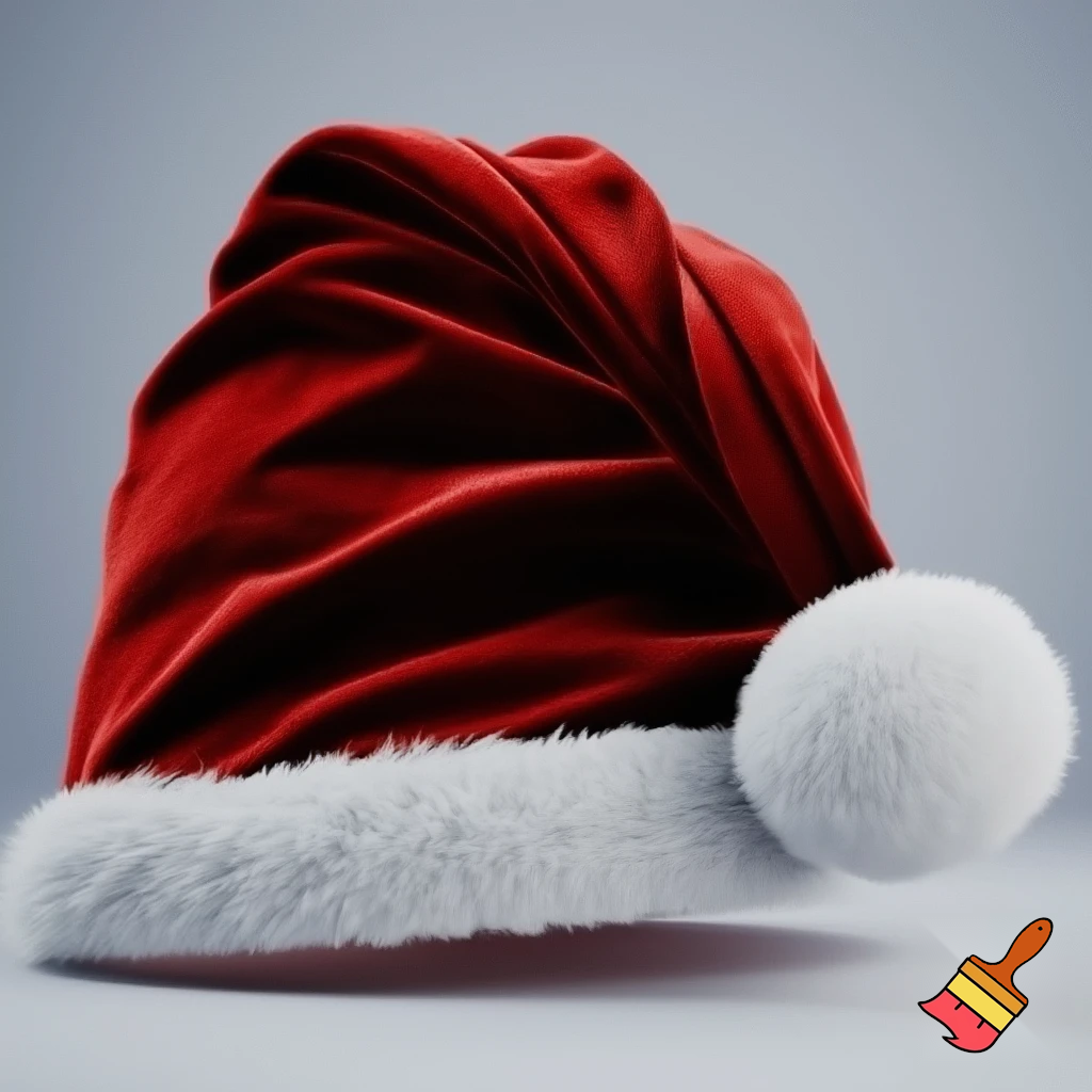 Santa Claus top hat special one special in delicate Santa Claus hat velvet