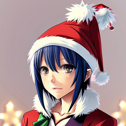 Christmas wizard hat