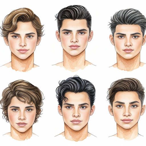  individual head shots of the different main characters from the book the outsiders, in the style of line drawings