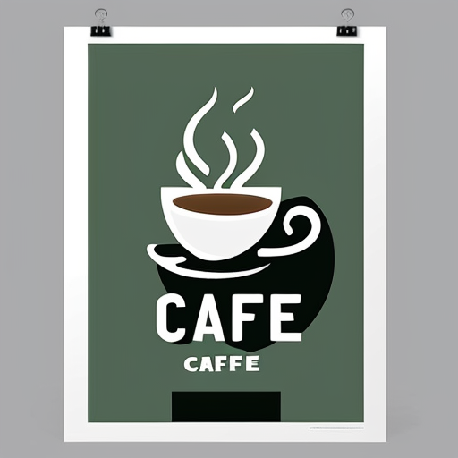 help me make a poster for a cafe
