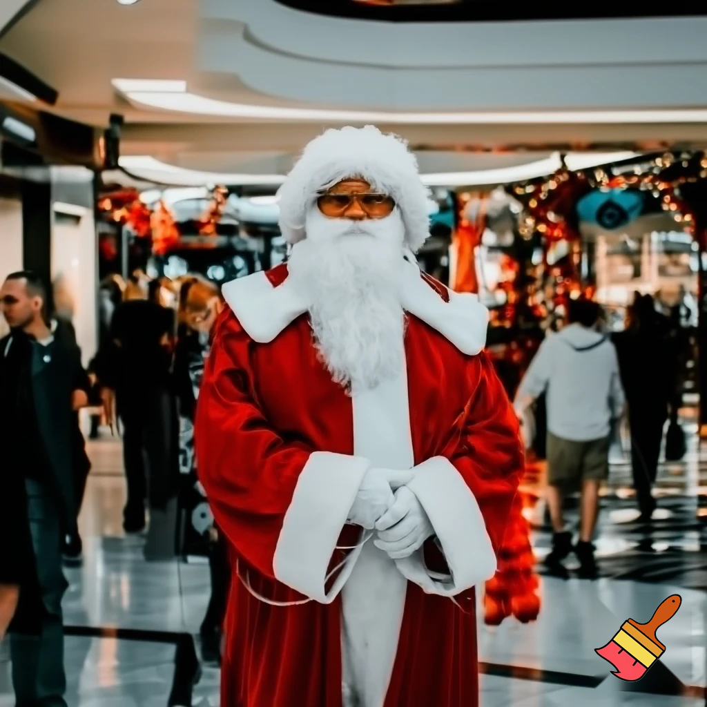 Santa Claus at Cranbourne shopping Centre