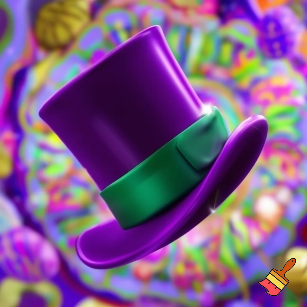 I Willy Wonka top hat
