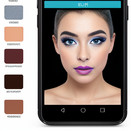 image of an app a beayty app that helps u find ur makeup shade
