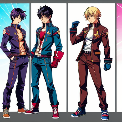 JoJo stand, bad quality, humanoid, there may be different colors, single-color background, manga style, there may be different processes