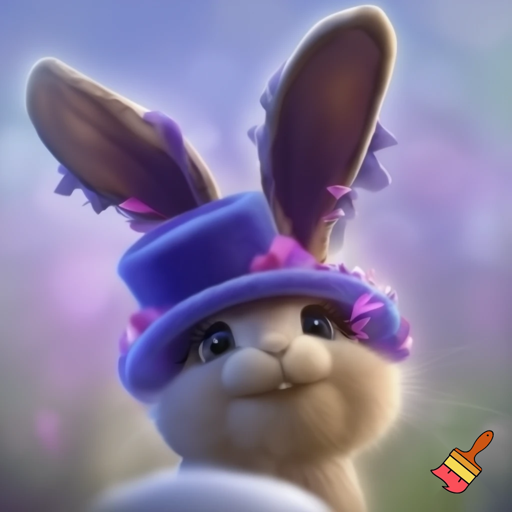Easter bunny headband velvet Easter bunny, bunny ears, purple and white bunny headband purple and pink top hat velvet top hat