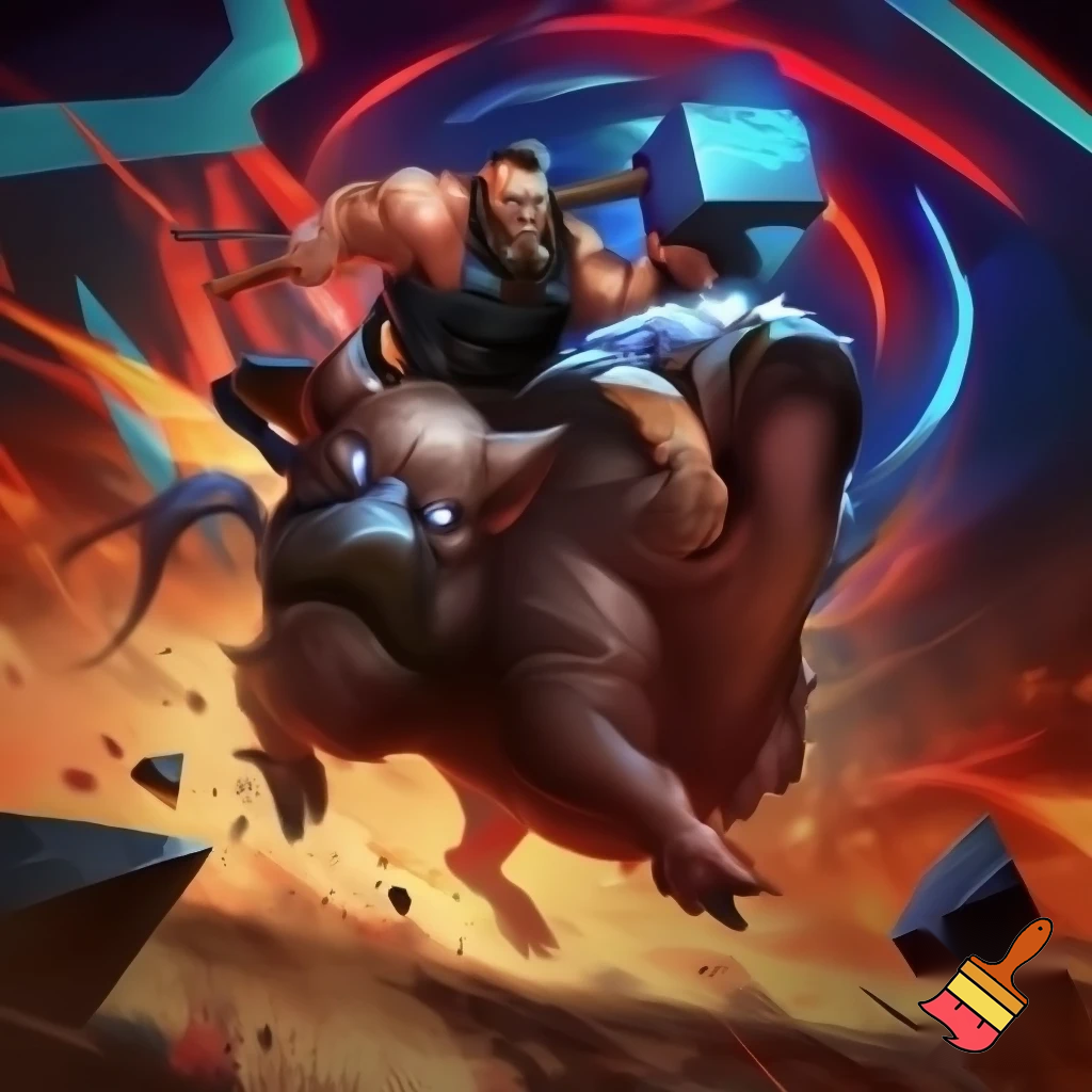 hog rider playing 2.6 hog cycle
