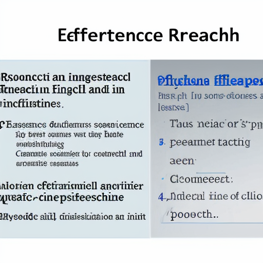 investigación eficiente


