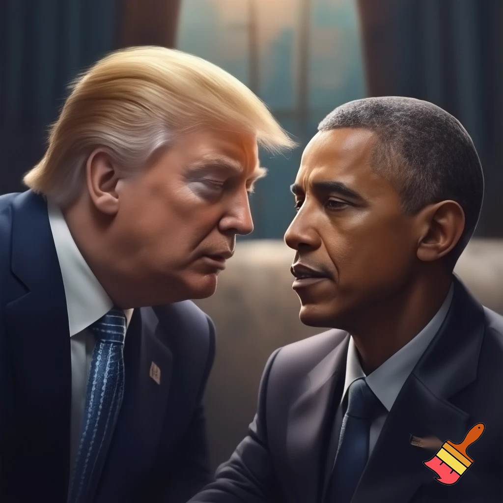 Make President Trump kiss Obama
