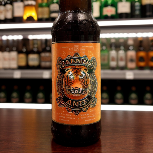 Janidor's mop with Tiger beer logo on it