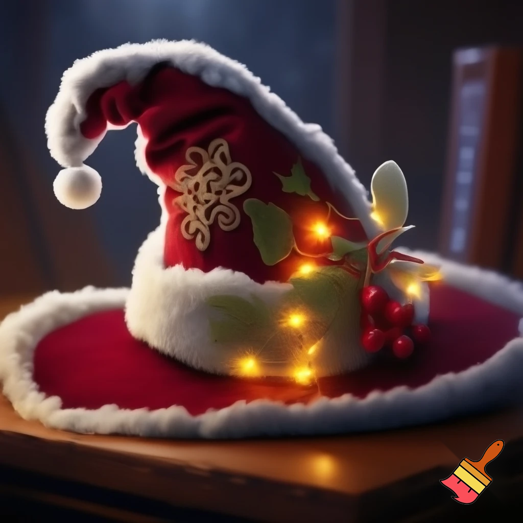 Christmas wizard hat
