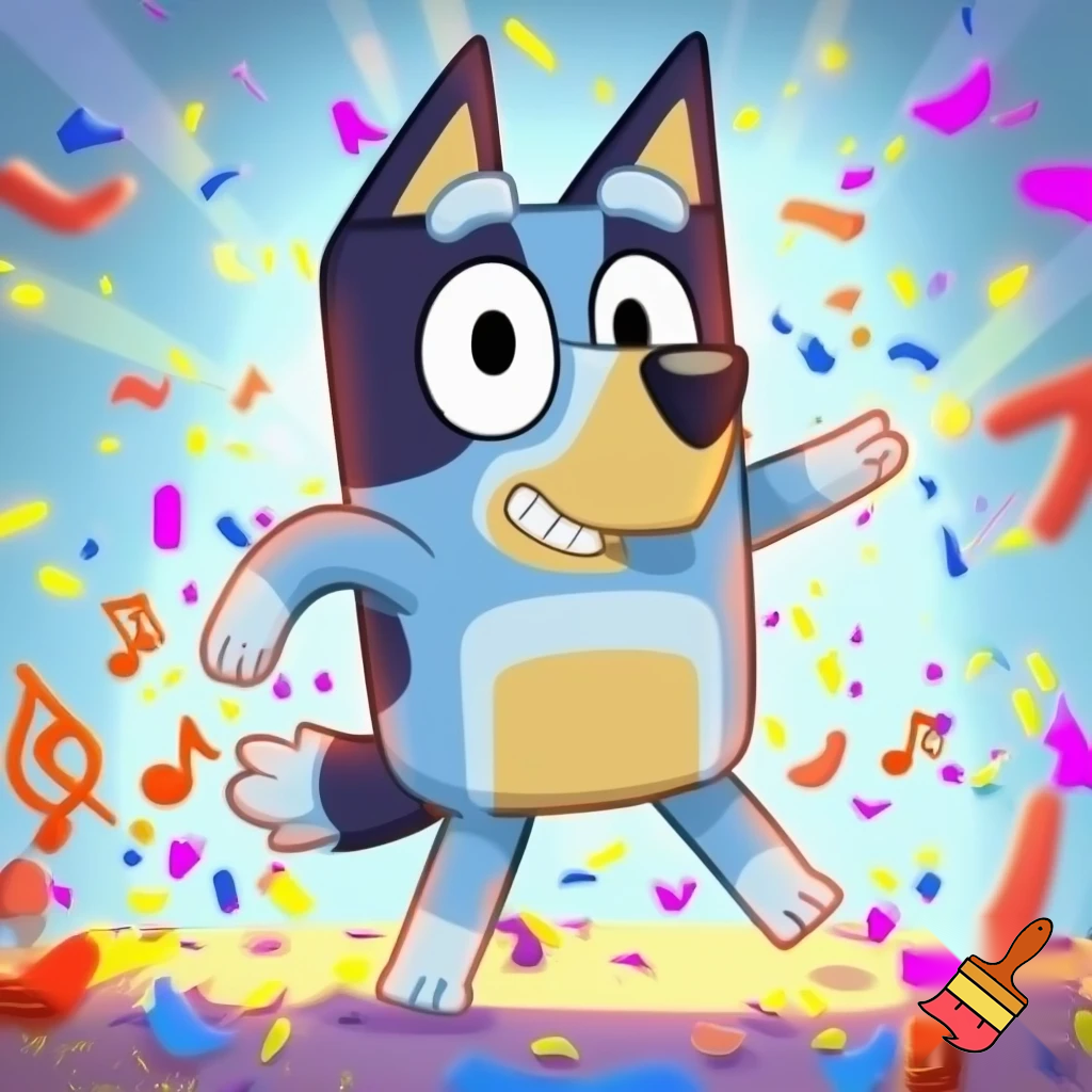 bluey dancing