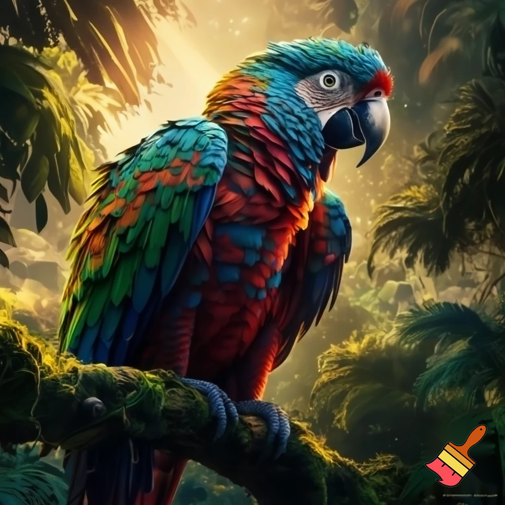 Very big size parrot 