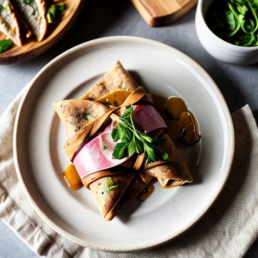 Create a realistic cookbook style photo of the finished dish:
Sardine and Spinach Whole Grain Wrap
The dish is fully plated and ready to serve.
Style:
modern healthy cookbook photography
natural daylight
editorial food photography
clean minimal background
Composition:
The food is the main focus of the image.
Simple kitchen environment.
Fresh ingredients visible around the plate.
Camera variation (important):
Use a different angle from previous images such as:
top view
45 degree angle
close up plating
side angle
slightly elevated perspective
Keep the lighting style consistent across all images.
Make the food look fresh, vibrant and realistic.
VARIAZIONE AUTOMATICA DELLE INQUADRATURE
Per evitare immagini duplicate, alterna automaticamente:
camera angle
top view
45 degree angle
slightly elevated angle
side plating angle
close up texture shot
camera distance
wide food composition
medium shot
macro texture detail
surface variation
light wood table
white marble surface
stone kitchen surface
prop variation minima
linen napkin
wooden spoon
small ingredient bowls
fresh herbs
Queste variazioni devono cambiare tra le immagini ma mantenere lo stesso stile generale