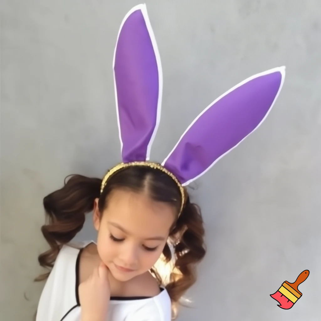 Easter top hat headband Easter bunny headband, purple and white with gold Easter top hat headband and fabric velvet and fabric velvet top head headband top hat headband