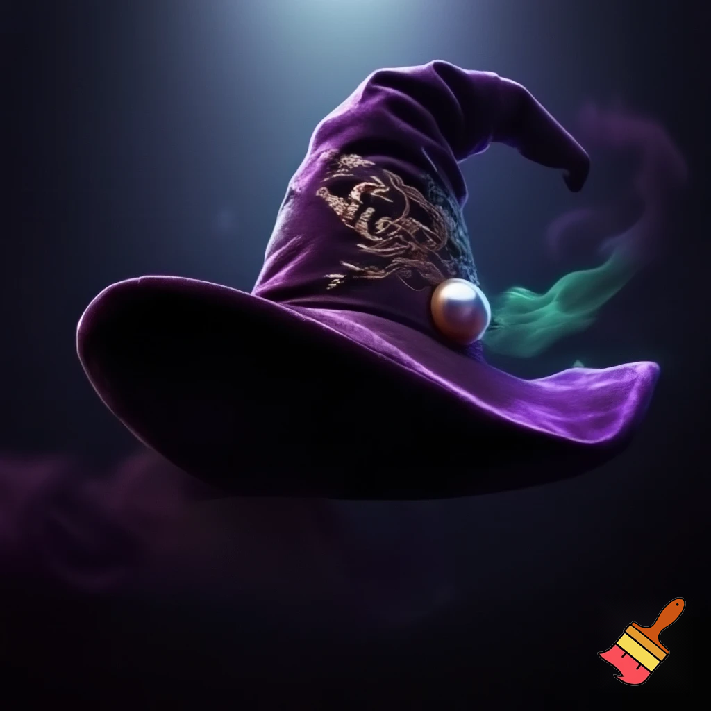 Talking witches hat velvet big surprise a velvet