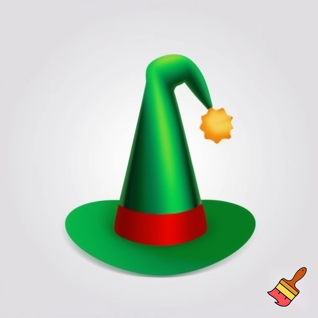 Christmas wizard hat
