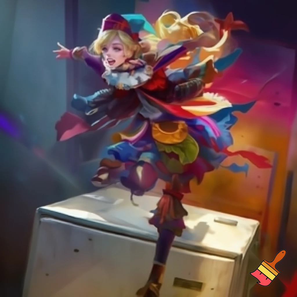 Una donna giovane e bionda che corre in costume sul bagnasciuga