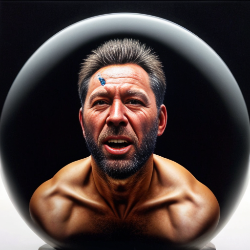 a man the size of the observable universe eating the multiverse