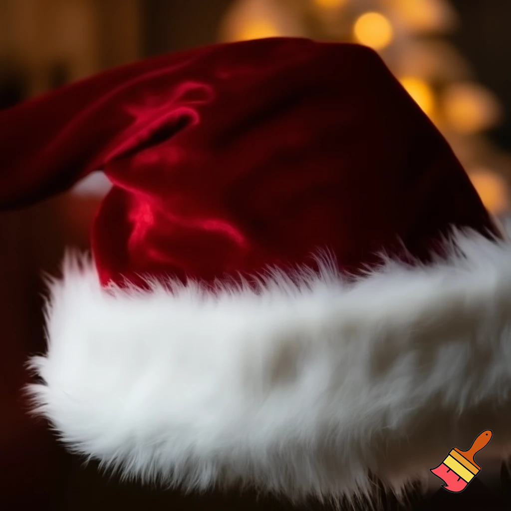 Christmas Santa Claus velvet hat delicate special delicate hat