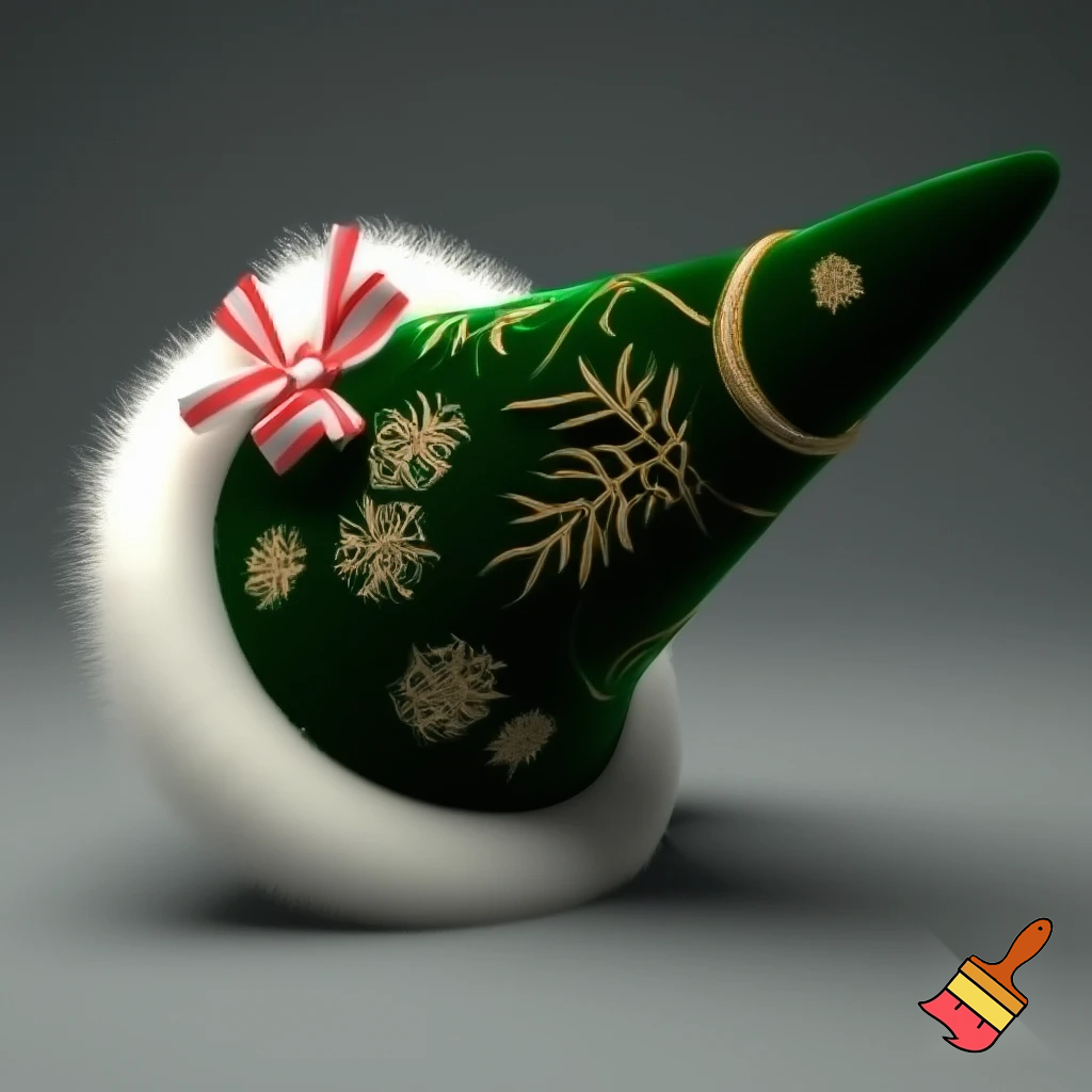 Christmas wizard hat